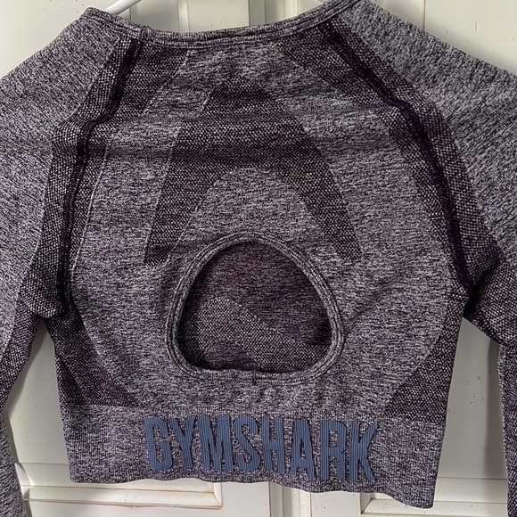 Gymshark Flex Long Sleeve Crop Top Size S - Picture 2 of 4